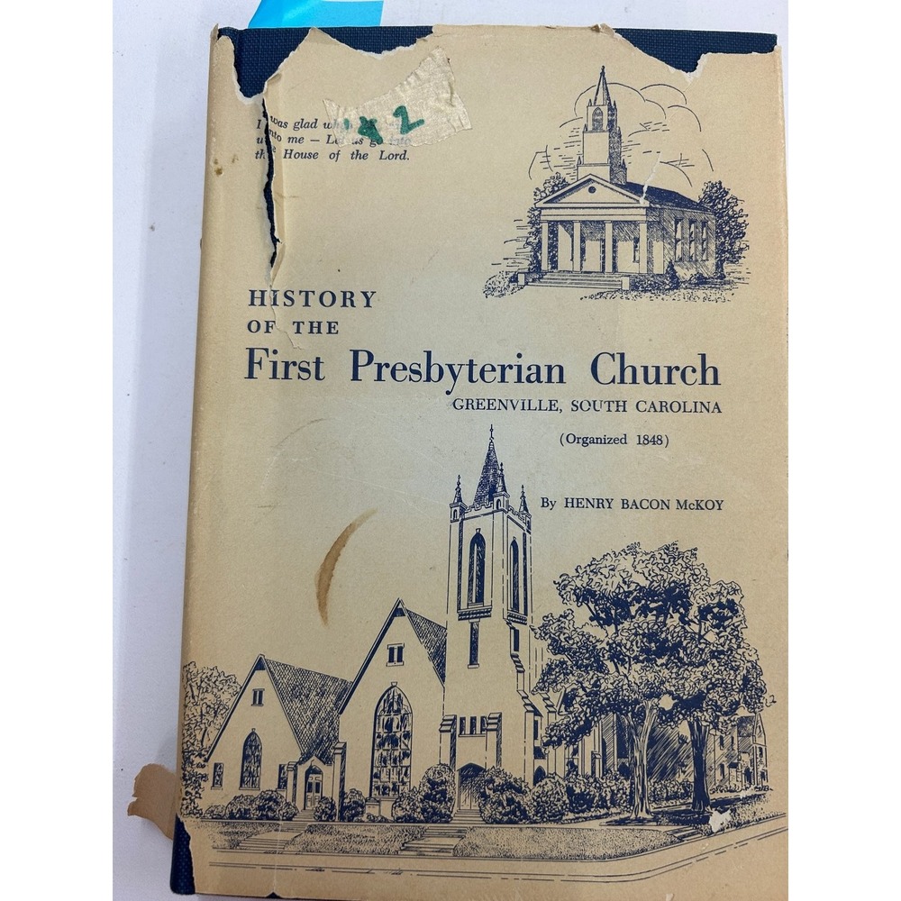 History First Presbyterian Church Greenville Henry Bacon McKoy 1962